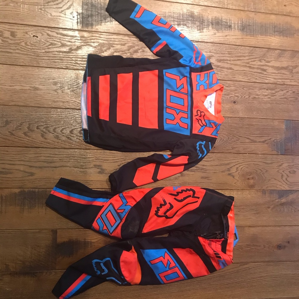Youth Fox Racing Motocross Jersey and pants set